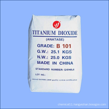 Chemical Raw Material Titanium Dioxide for General Industry Anatase B101